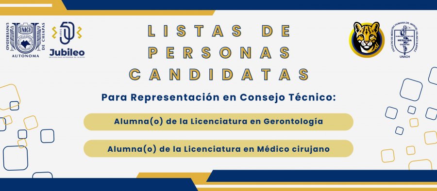 Lista de Personas Candidatas a Consejo Técnico 2025