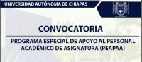 PROGRAMA ESPECIAL DE APOYO AL PERSONAL ACADÉMICO DE ASIGNATURA (PEAPAA)